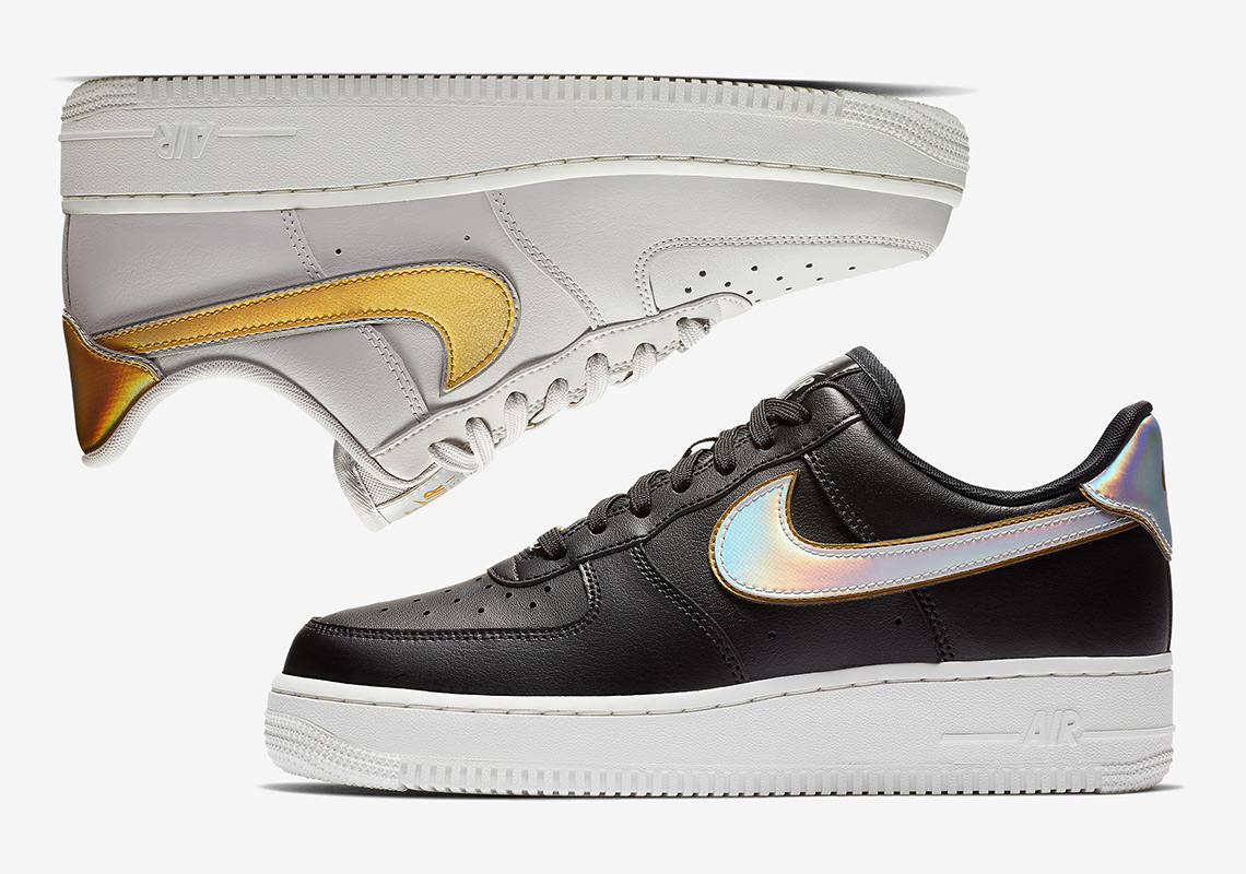 Upcoming Duo Of Nike Air Force 1s For Women Feature Metallic Swooshes