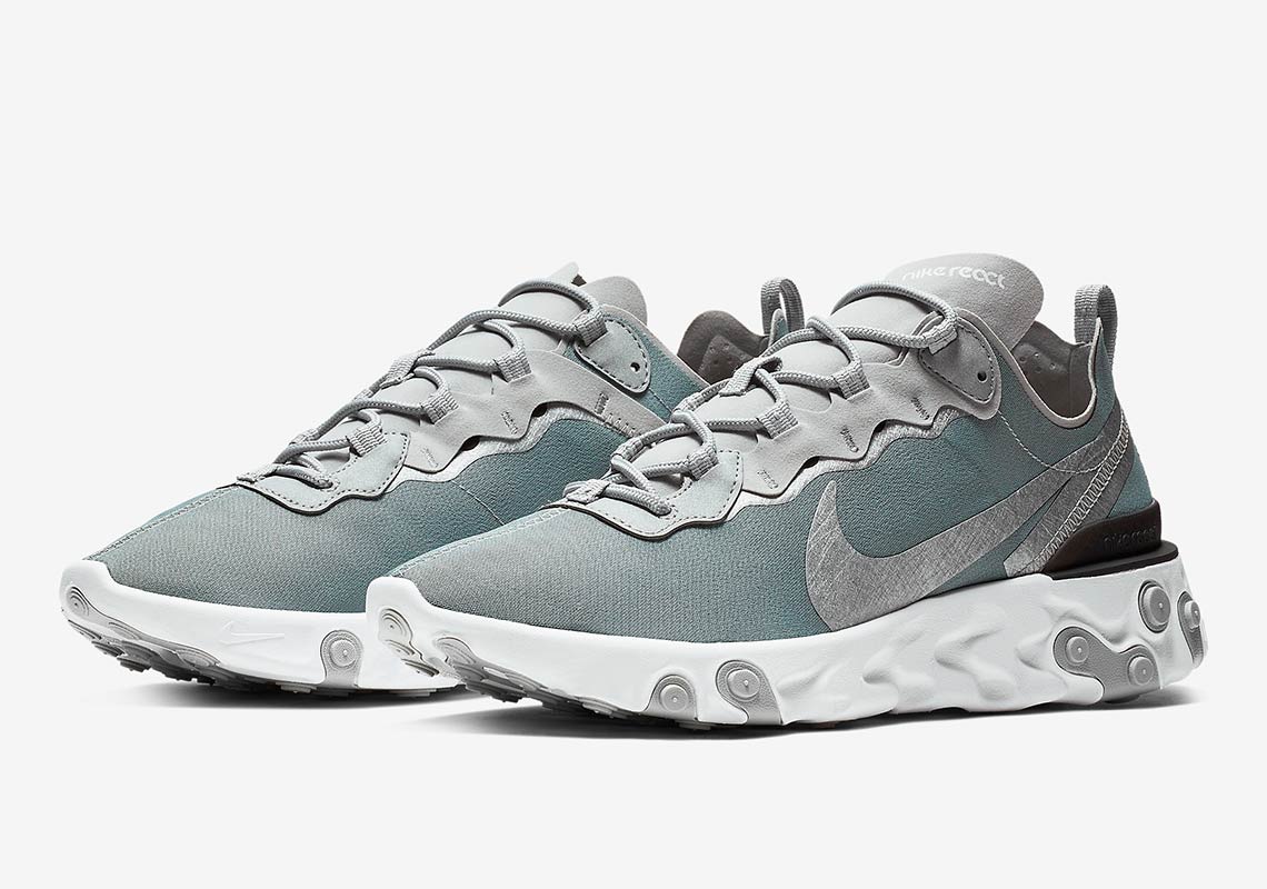 Nike React Element 55 Silver Bq6166 007 2