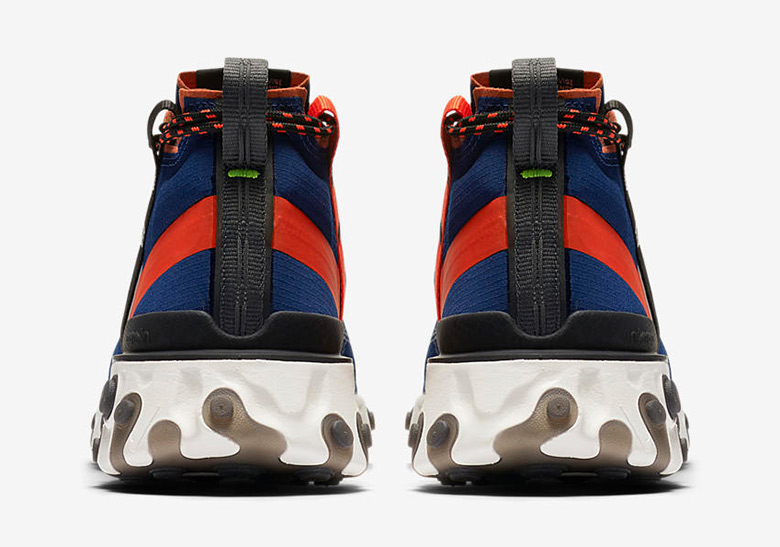 Nike React Runner Mid Ispa Navy Red White 2