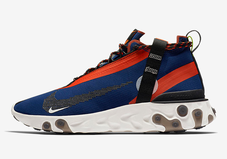 Nike React Runner Mid Ispa Navy Red White 4