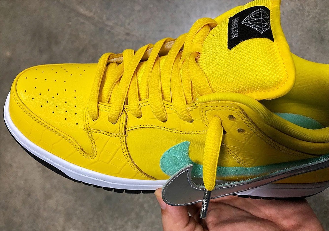 Nike Sb Dunk Diamond Yellow 1