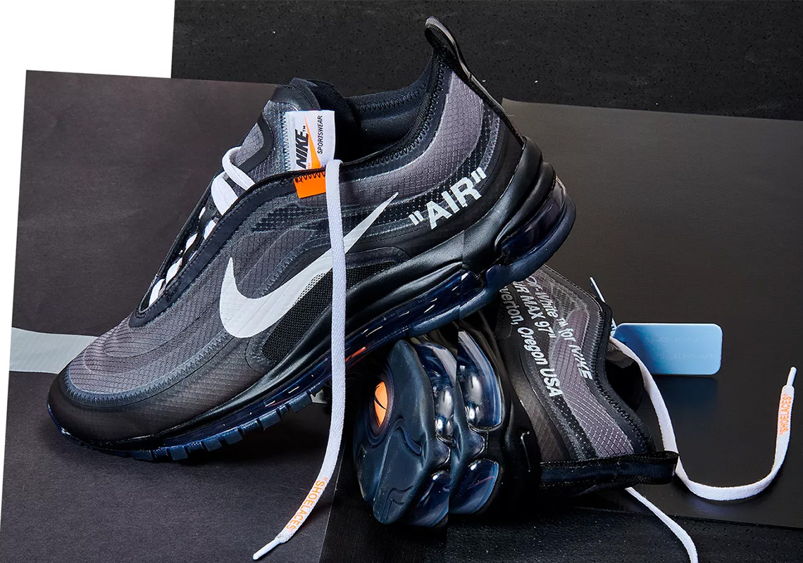 Off-White x Nike Air Max 97 "Black" Releasing On Nike SNKRS Draw