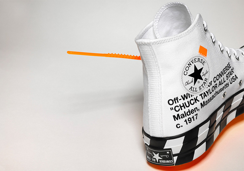 Off White Converse Chuck Taylor White Black Cone Orange Store List 2