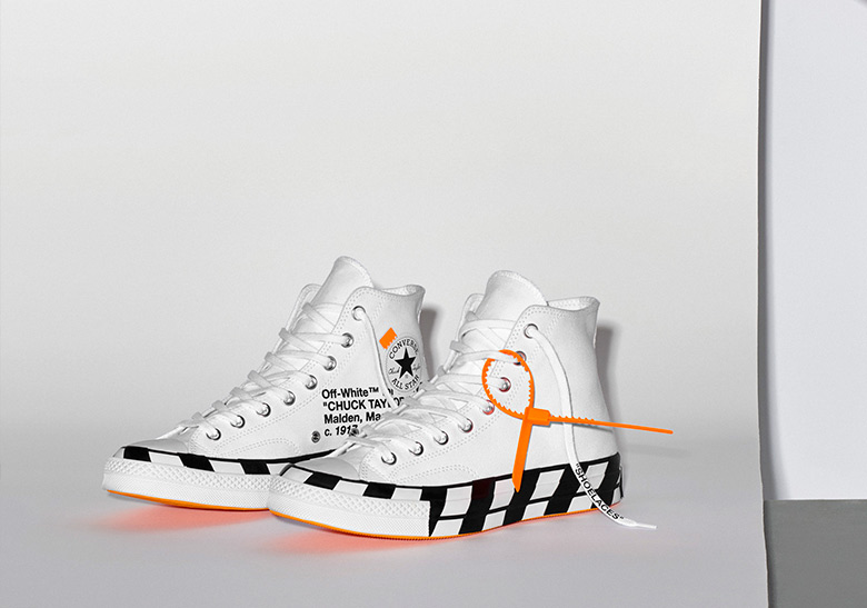 Off White Converse Chuck Taylor White Black Cone Orange Store List