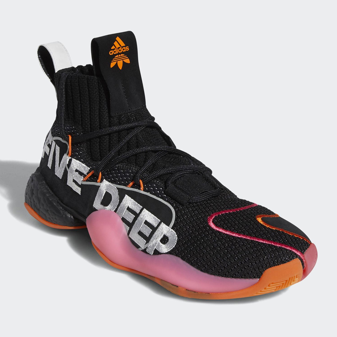 Adidas Crazy Byw X John Wall Black Orange Pink 3