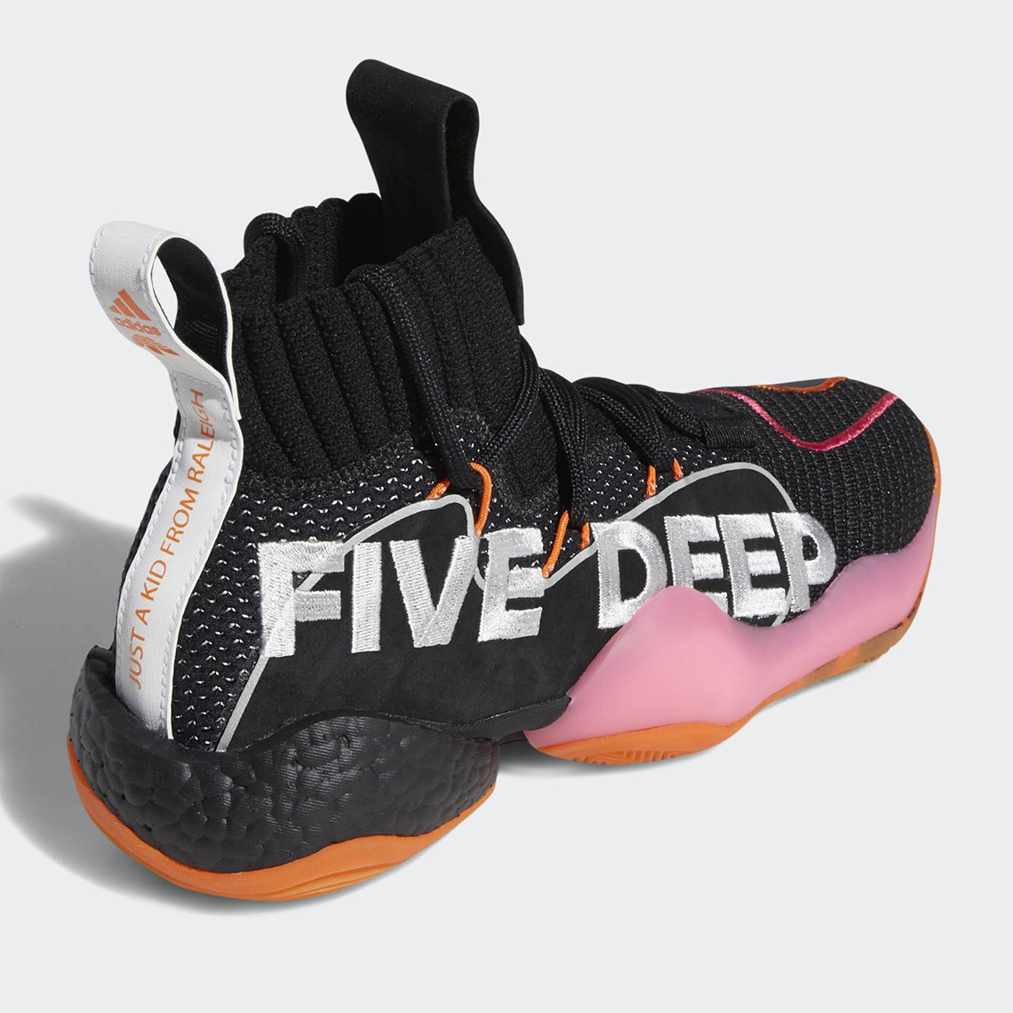 Adidas Crazy Byw X John Wall Black Orange Pink 6