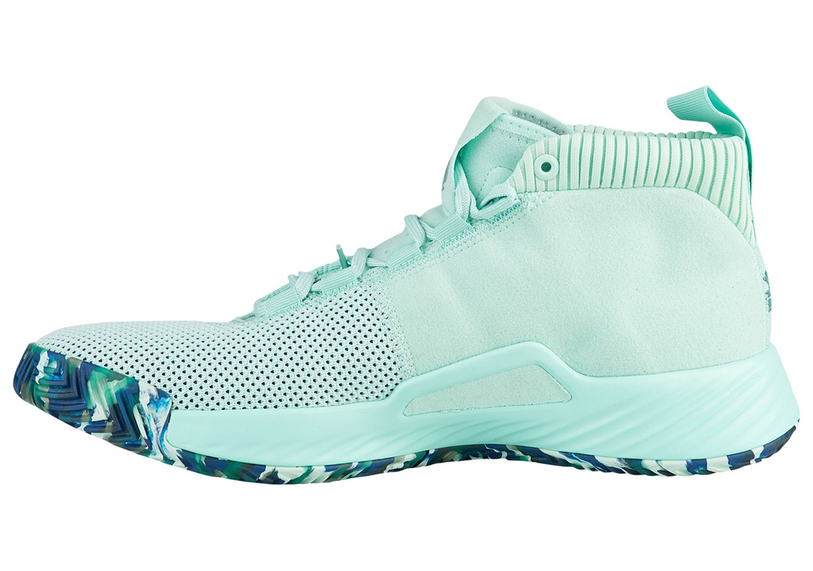 Adidas Dame 5 Mint Green 1