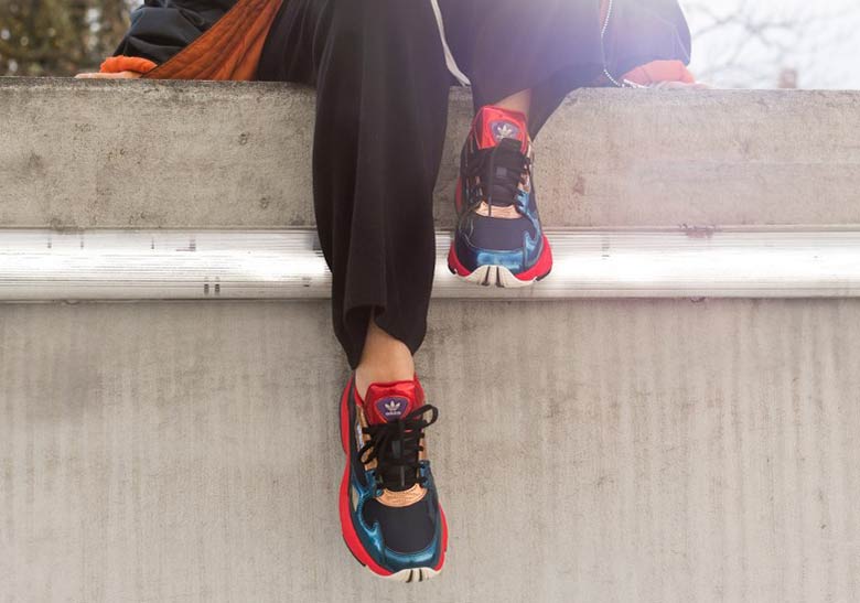 Adidas Falcon Navy Red Cg6632 4