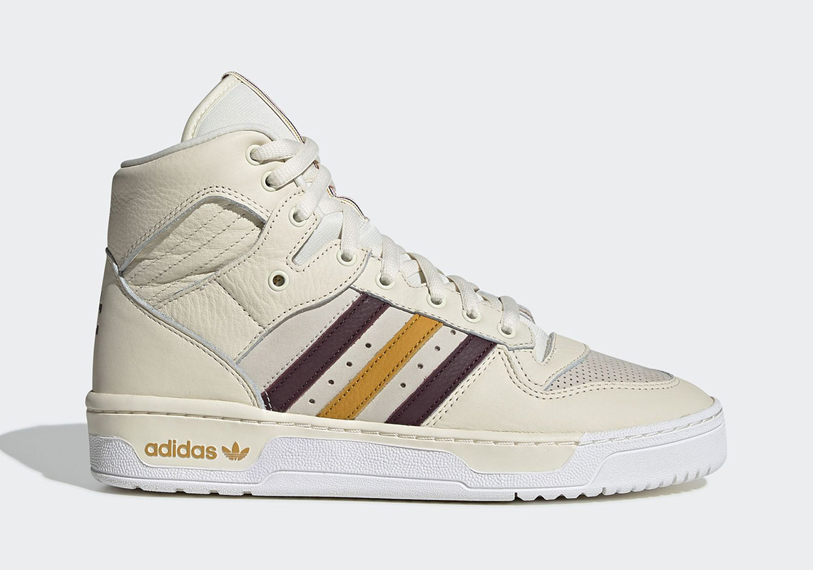 The adidas Rivalry Hi Returns In Cream White