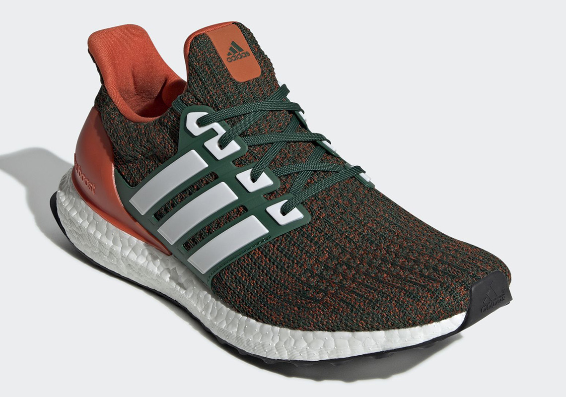 Adidas Ultra Boost Miami Hurricanes Ee3702 3