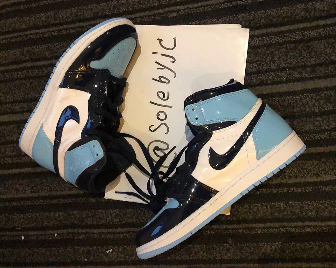 Air Jordan 1 Unc Patent Leather 2