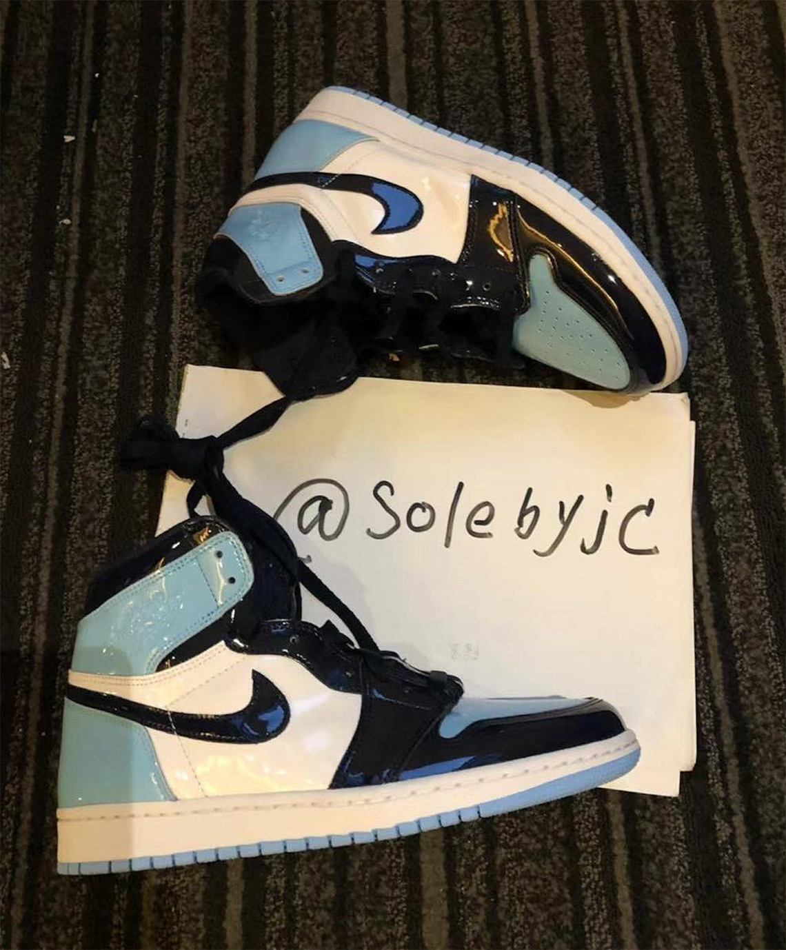 Air Jordan 1 Unc Patent Leather 3