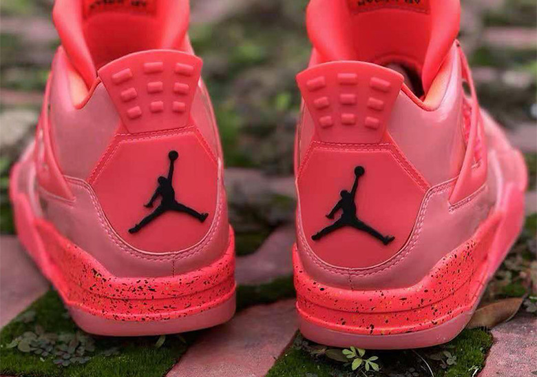 The Air Jordan 4 Brings Back Patent Leather With "Hot Punch"