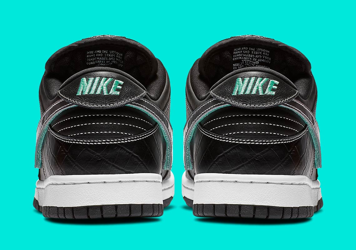 Diamond Nike Sb Dunk Low Black Bv1310 001 5