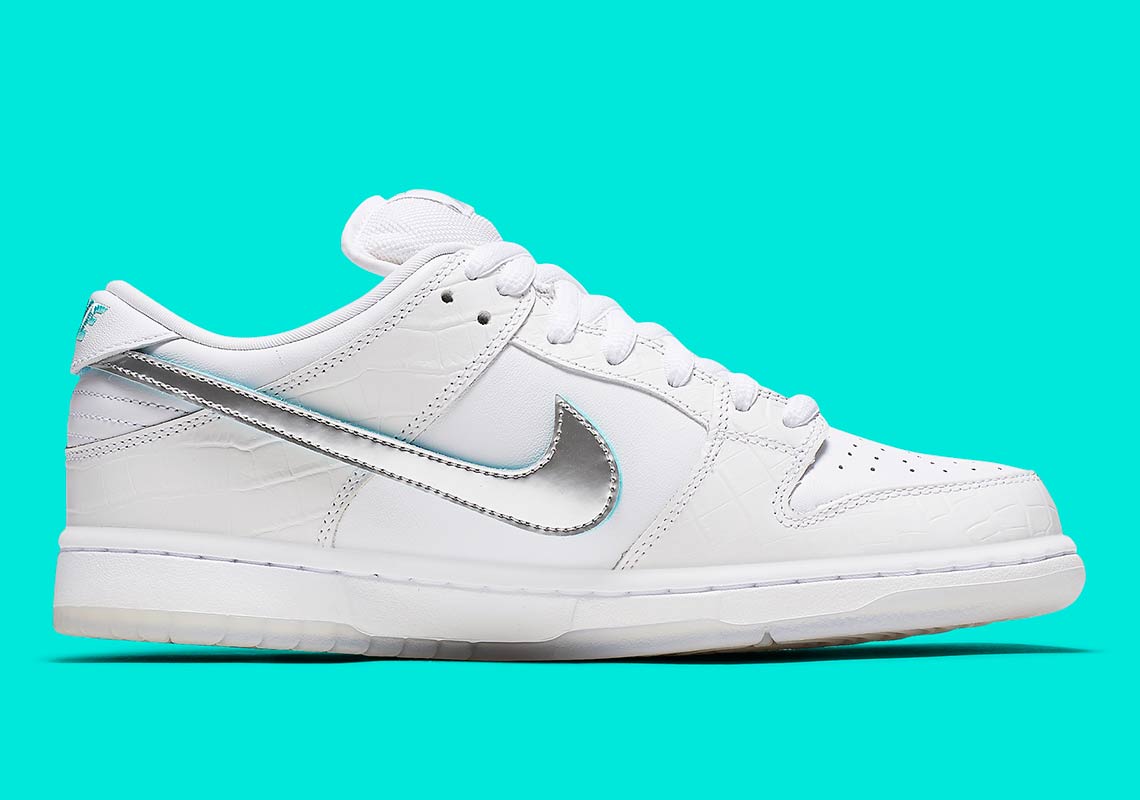 Diamond Nike Sb Dunk Low White Bv1310 100 5