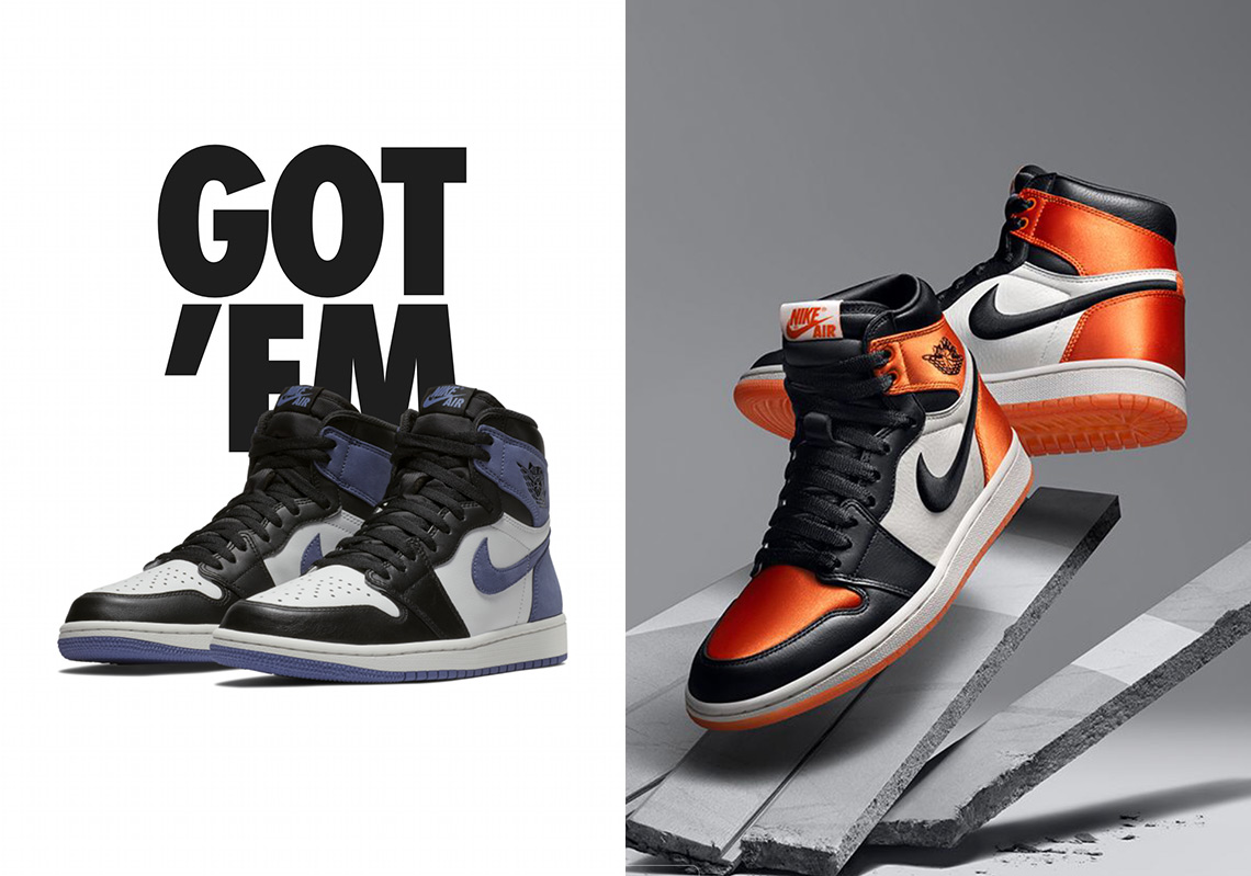 Jordan Reserve On SNKRS Restocks Bred Toe 1, Satin Shattered Backboard, And Much More