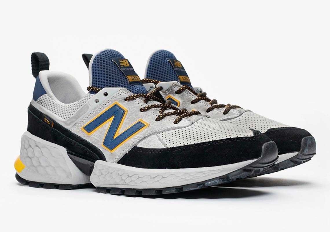 New Balance Ms574 Grey Navy 1