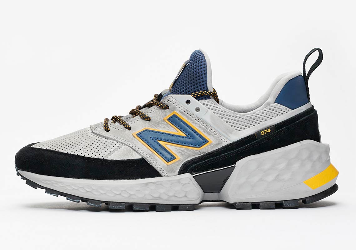 New Balance Ms574 Grey Navy 2