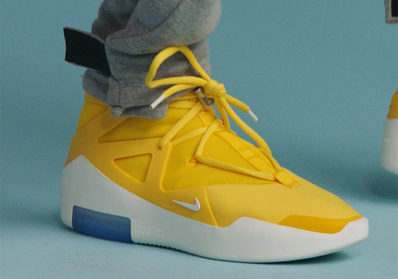 The Nike Air Fear Of God 1 Revealed In Yellow