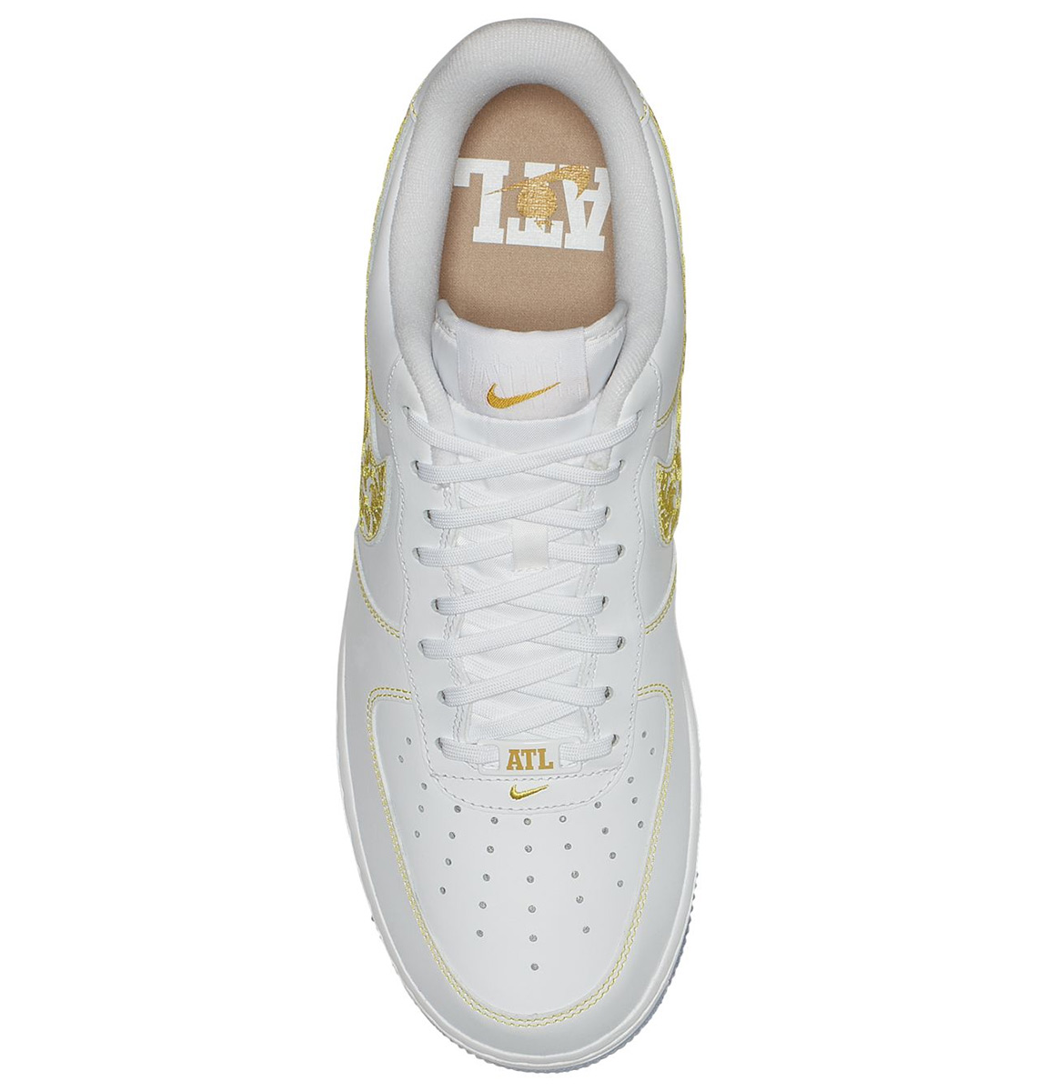 Nike Air Force 1 Lv8 White Gold City Pride Atlanta 3