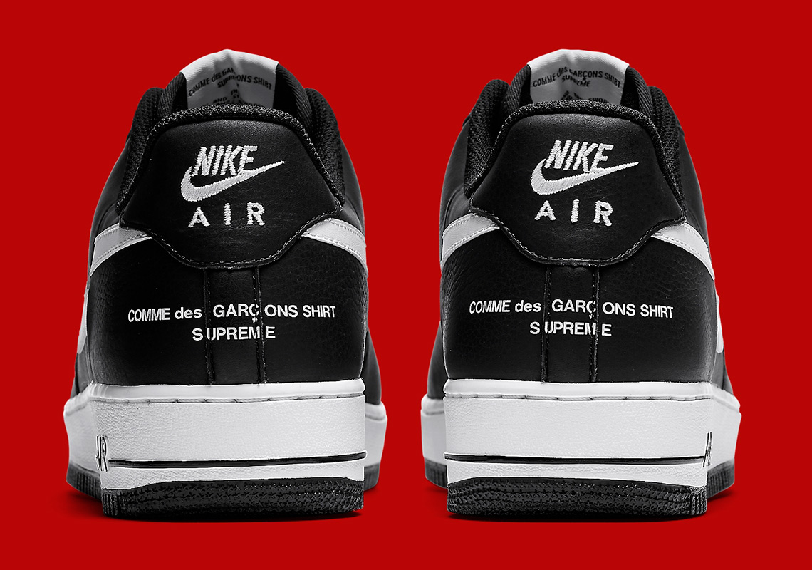 Supreme, COMME des Garçons SHIRT, And Nike To Drop Air Force 1 "Split Swoosh" This Month