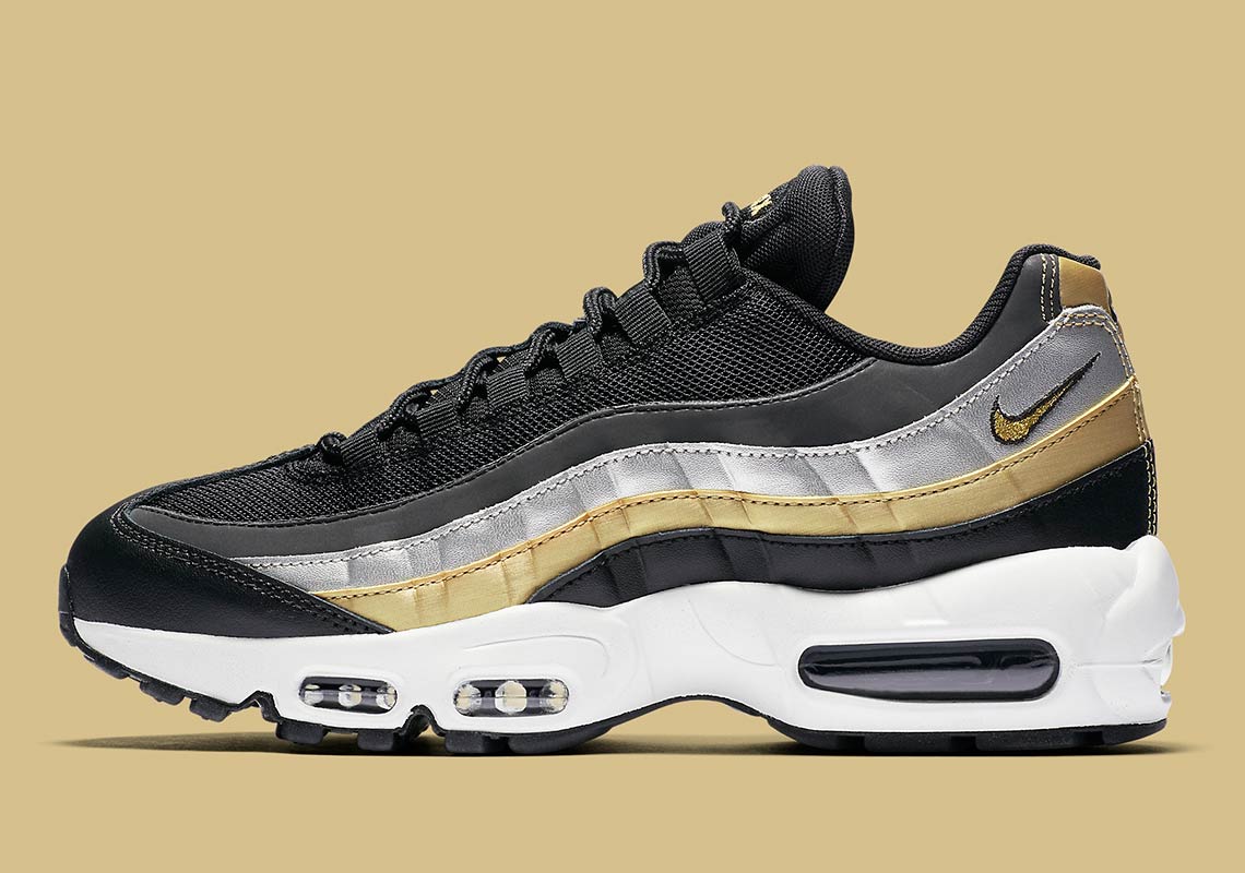 Nike Air Max 95 Gold Silver Bq4554 001 1