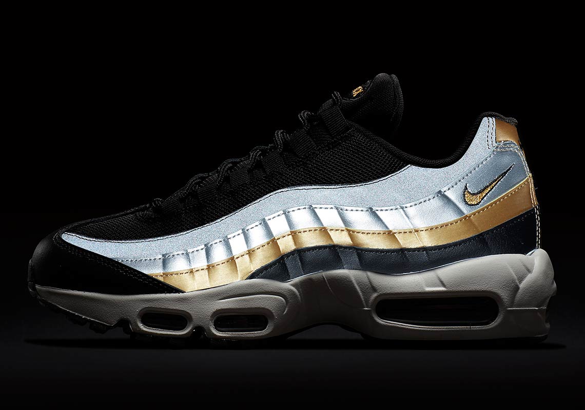 Nike Air Max 95 Gold Silver Bq4554 001 3