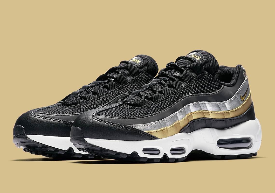 Nike Adds Metallic Gold And Silver To The Air Max 95