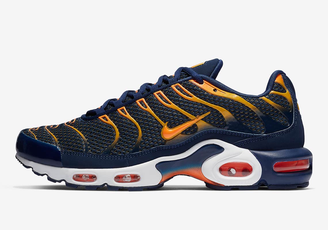 Nike Air Max Plus Navy Orange 852630 408 4