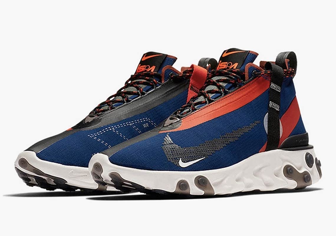 Nike React Runner Mid Blue Red At3143 400