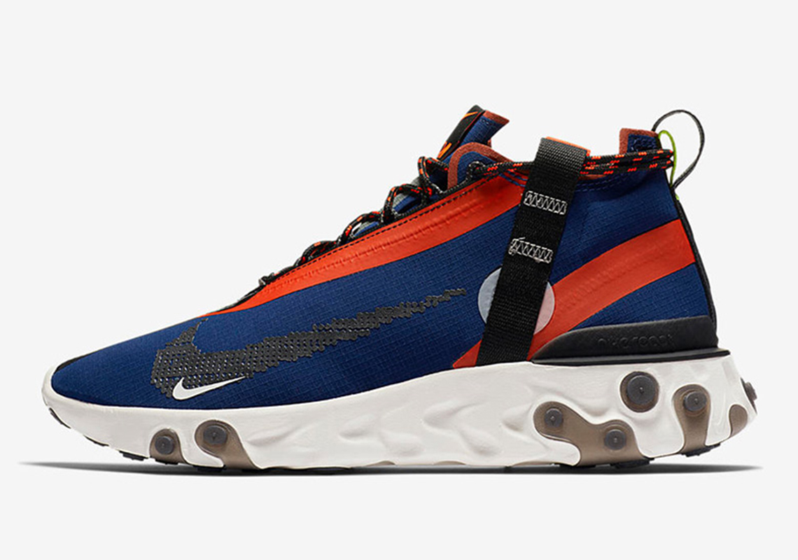 Nike React Runner Mid Ispa Navy Red White 4