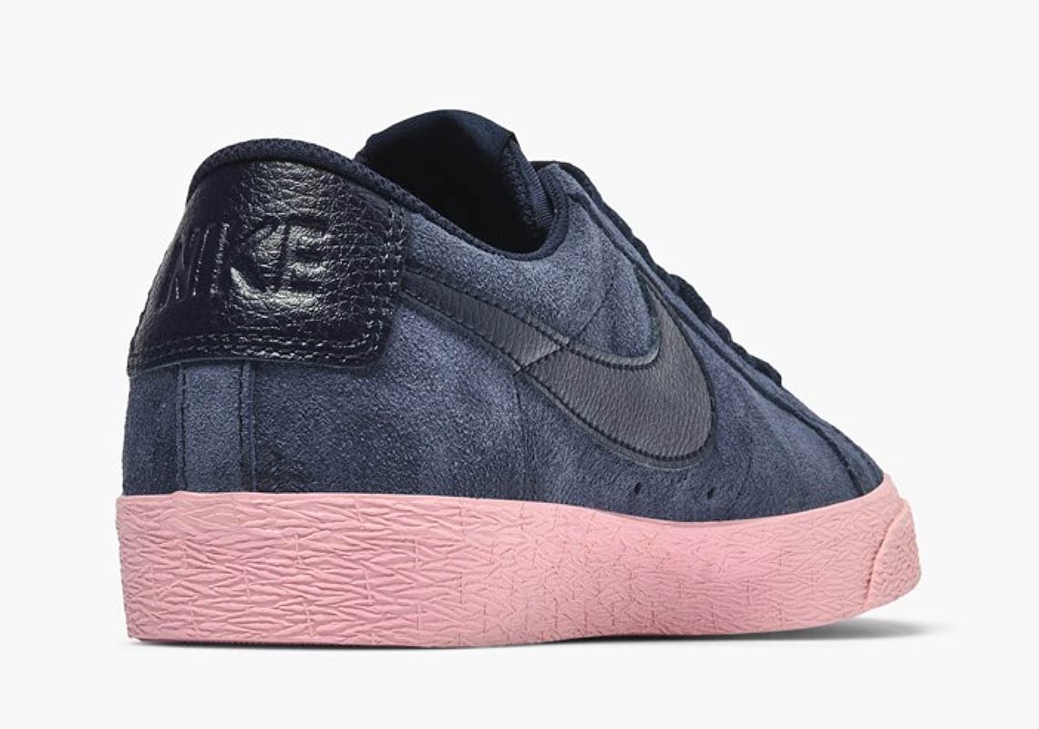 Nike Sb Zoom Blazer Low Navy Pink 864347 402 3