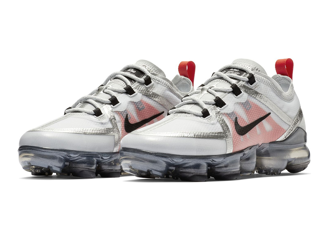 Nike Vapormax 2019 Gs Silver Red White 4