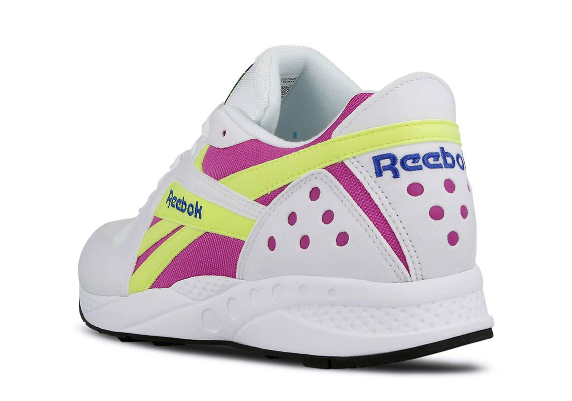 Reebok Pyro White Purple Yellow 3
