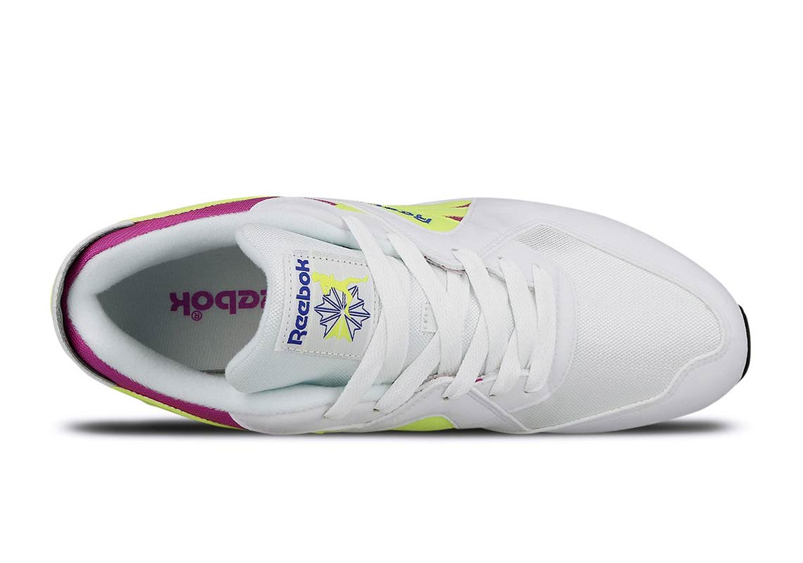 Reebok Pyro White Purple Yellow 4