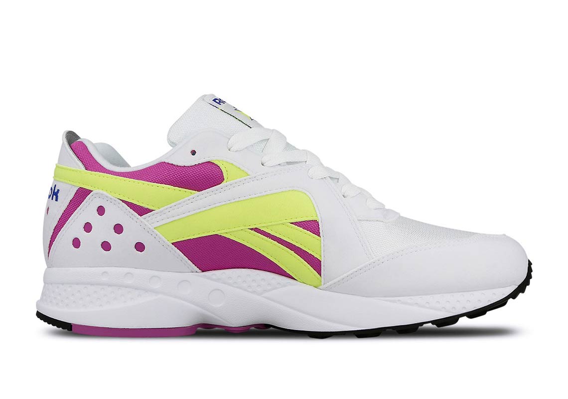 Reebok Pyro White Purple Yellow 5