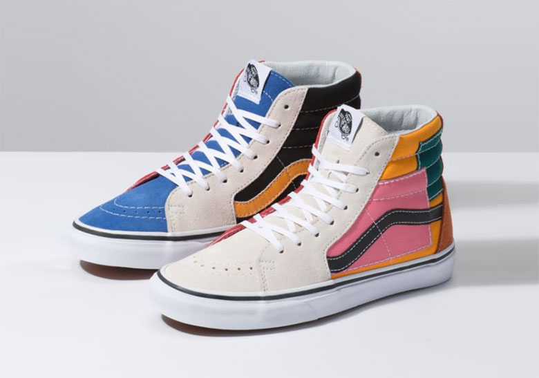 Vans Inflicts A Colorful Arrangement Of Patchwork Onto the Sk8-Hi