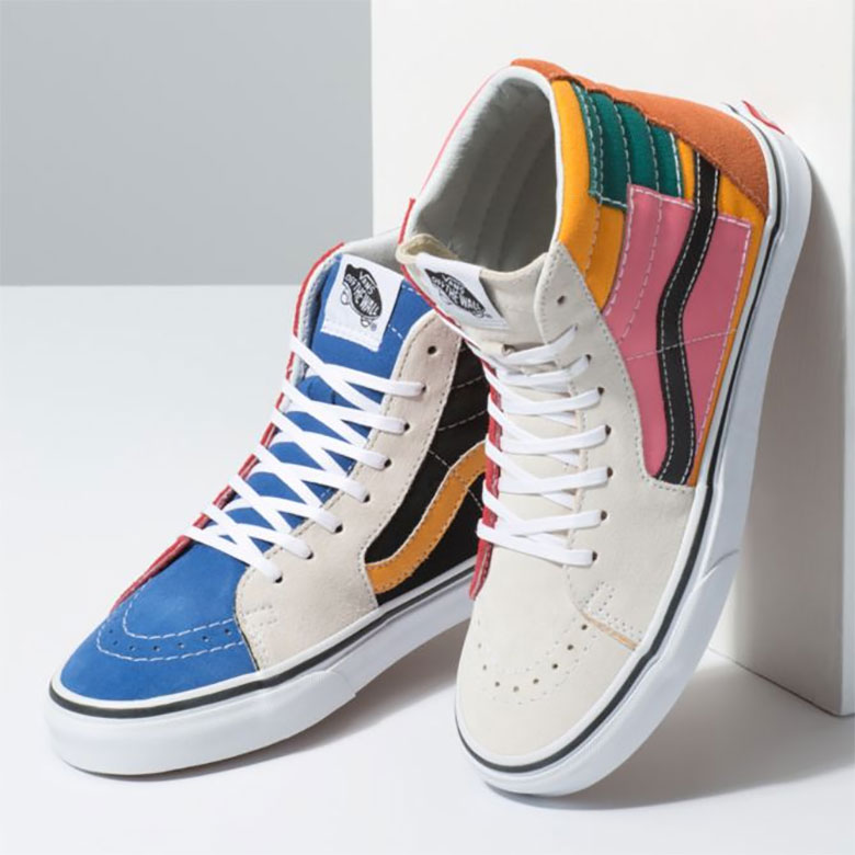 Vans Patchwork Sk8 Hi Multi White 4