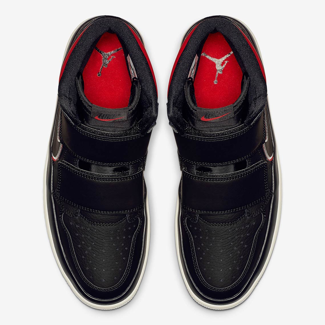 Air Jordan 1 High Double Strap Black Red Aq7924 016 5