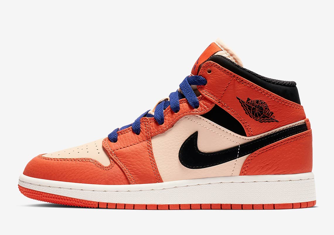 Air Jordan 1 Mid Gg Orange Bq6931 800 3