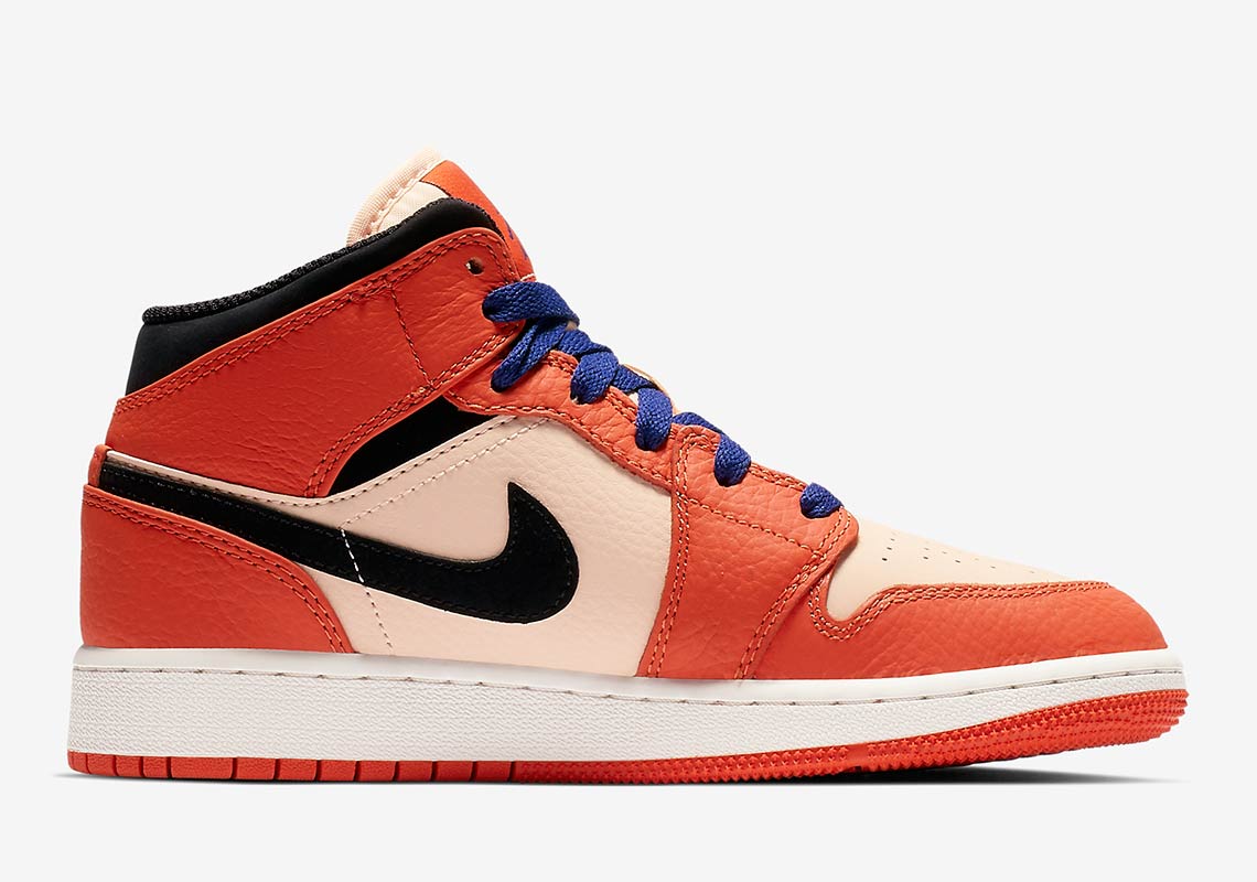 Air Jordan 1 Mid Gg Orange Bq6931 800 5