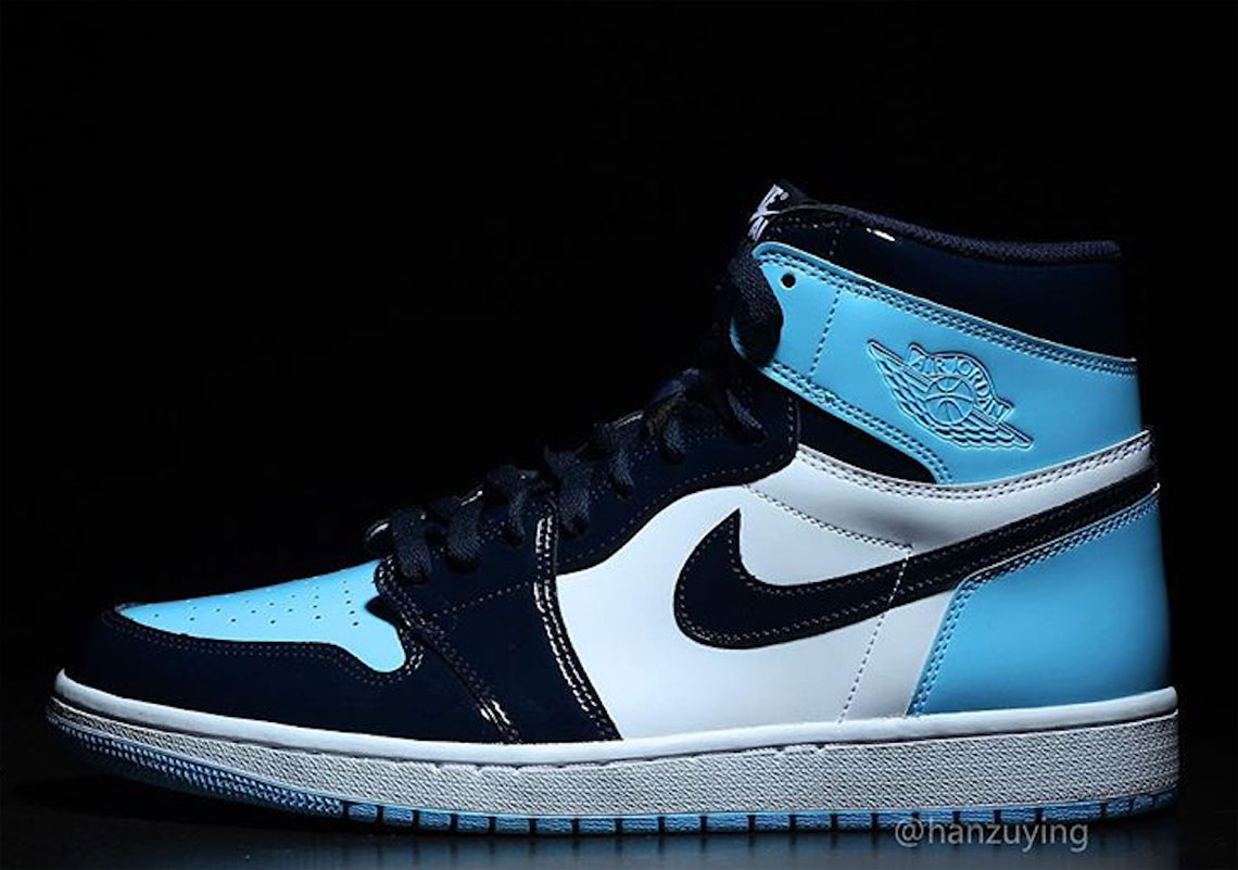 Air Jordan 1 Unc Patent Leather Cd0461 401 2