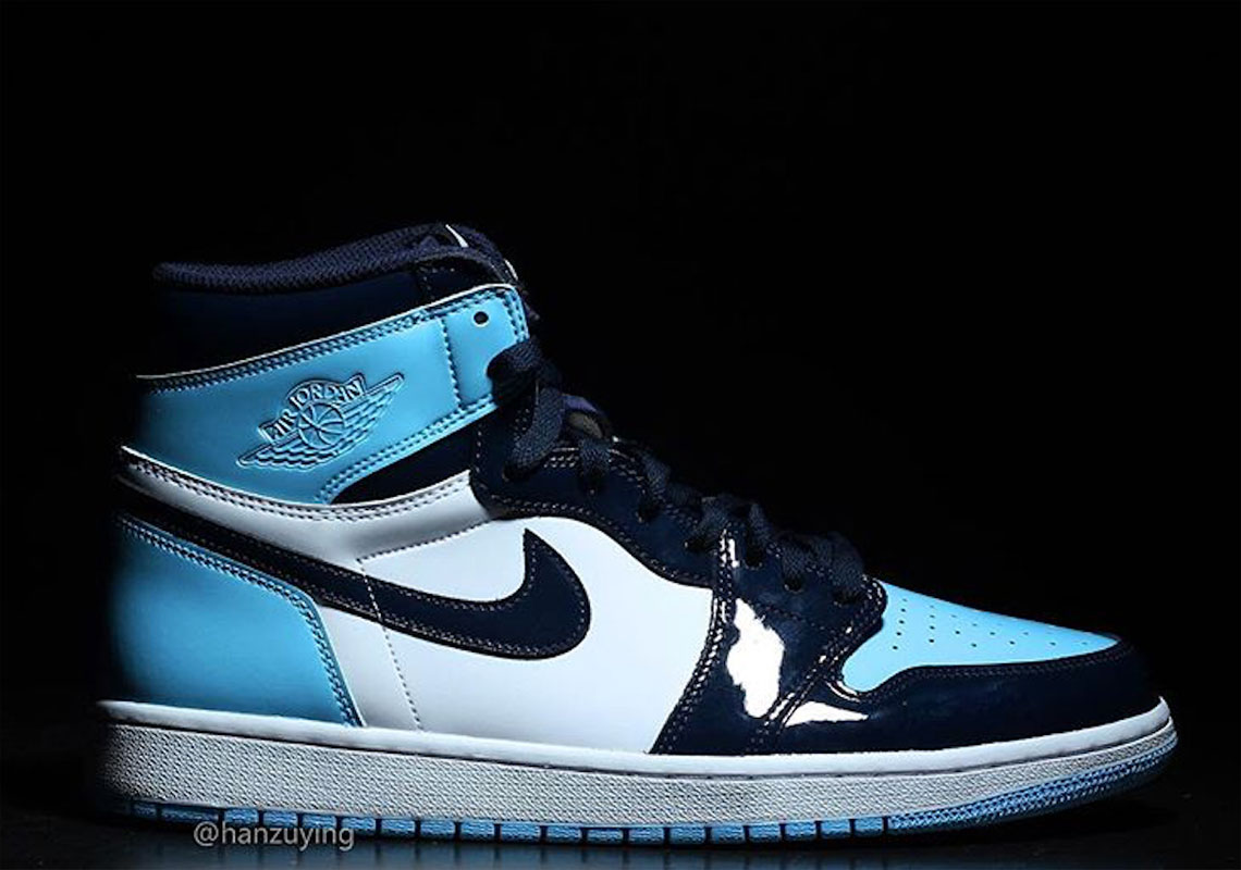 Air Jordan 1 Unc Patent Leather Cd0461 401 9