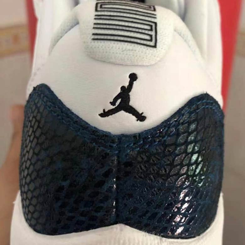 Air Jordan 11 Low Navy Snakeskin Release Info 4