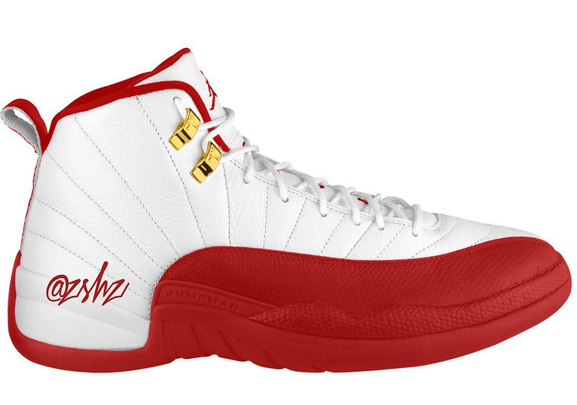 Air Jordan 12 University Red 130690 107