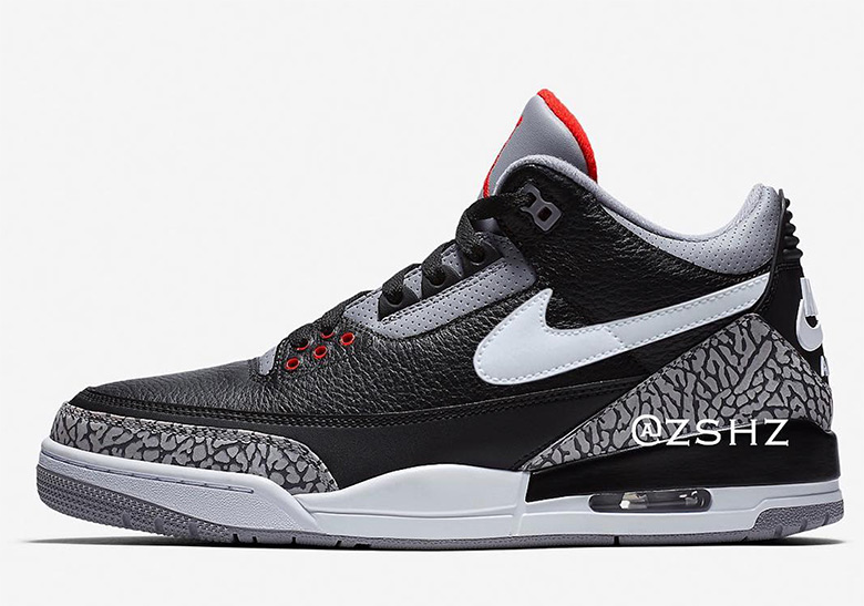 Air Jordan 3 Tinker Black Cement