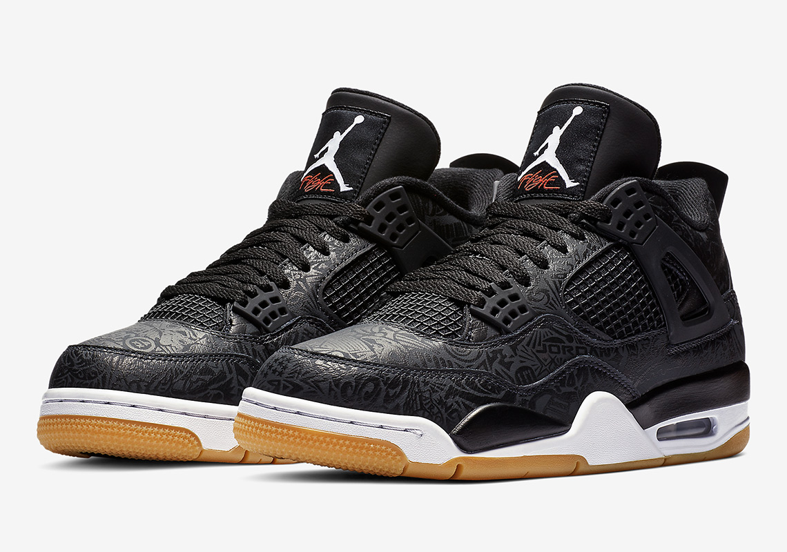 Official Images Of The Air Jordan 4 "Black Laser"