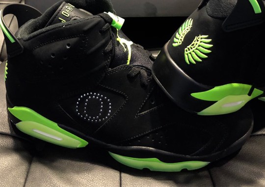 Oregon Ducks Reveal New Air Jordan 6 PE With Reflective “O”