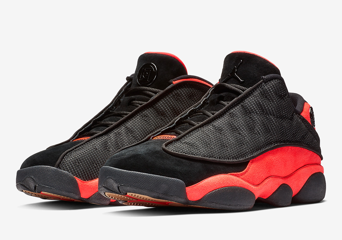 CLOT x Air Jordan 13 Low Releasing In "INFRA-BRED"