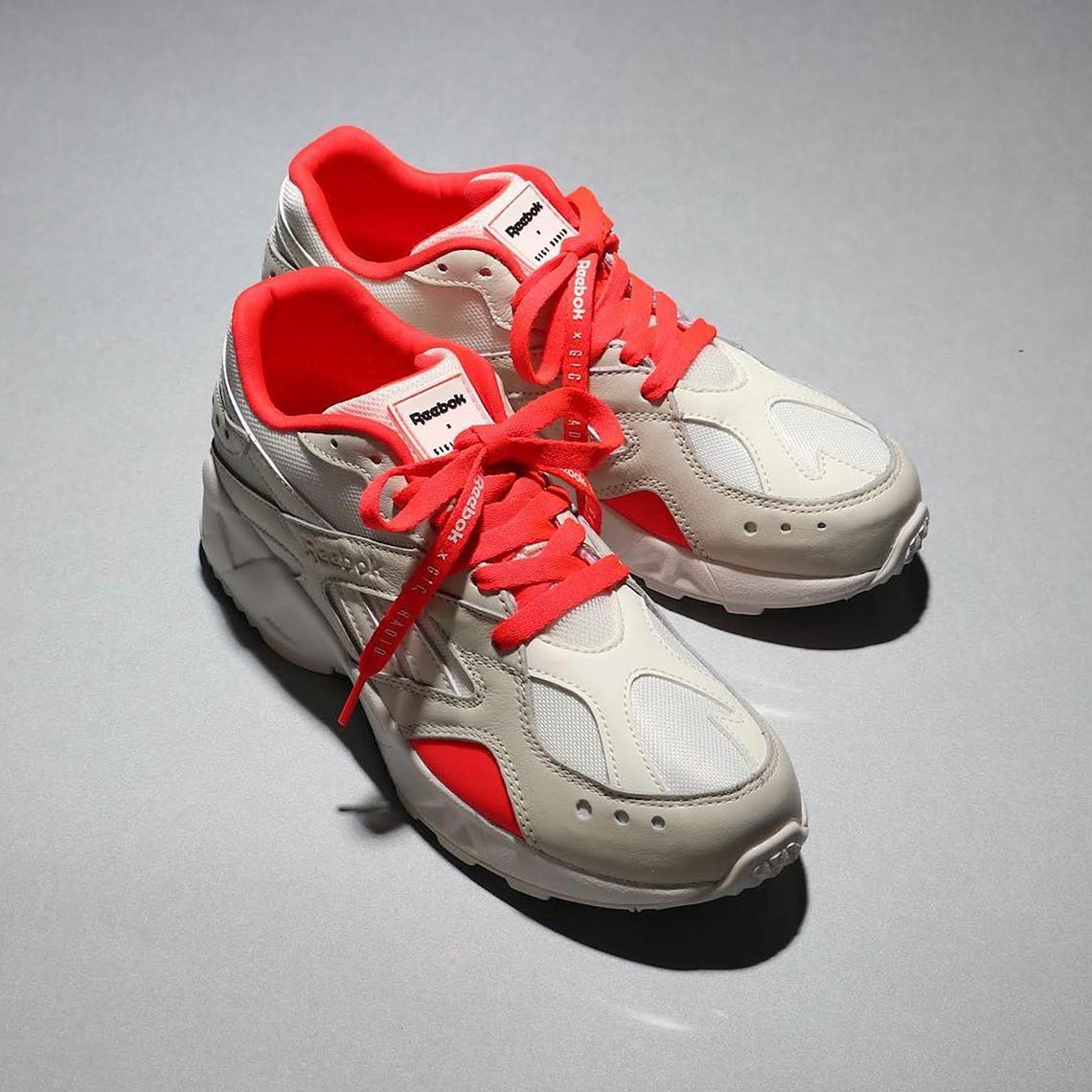 Gigi Hadid Reebok Aztrek White Red 2